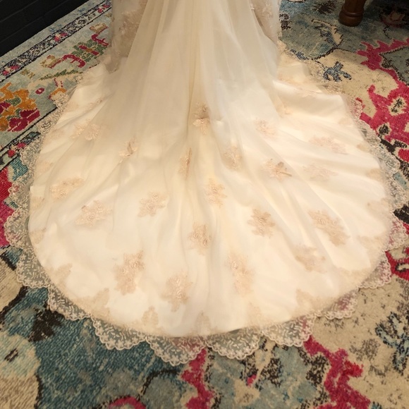 Monique Luo Wedding Bridal Dress Gown - Picture 5 of 5